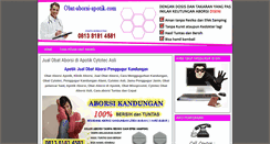 Desktop Screenshot of obat-aborsi-apotik.com