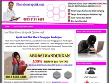 Tablet Screenshot of obat-aborsi-apotik.com